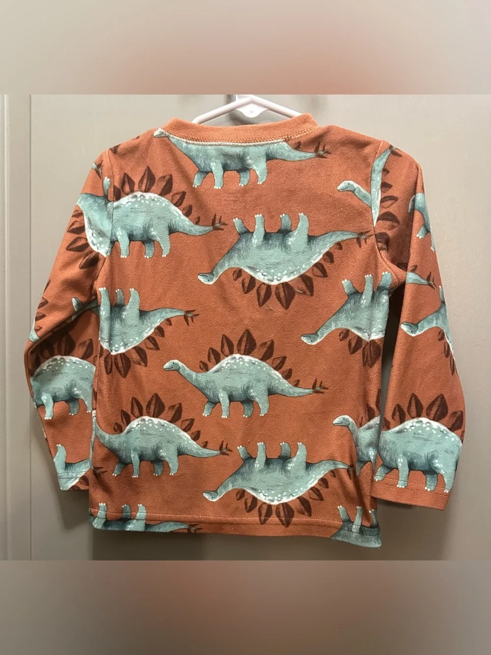Carter’s Size 2T Dinosaur Pajama Top Pre-owned